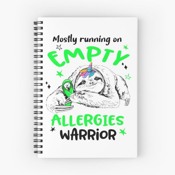 Item preview, Mostly running on Empty Allergies Warrior designed and sold by ElizabethS809.