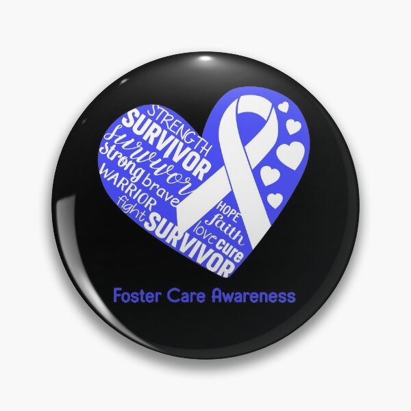 Item preview, Foster Care Heart Support Foster Care Warrior Fighting designed and sold by GennieShop.