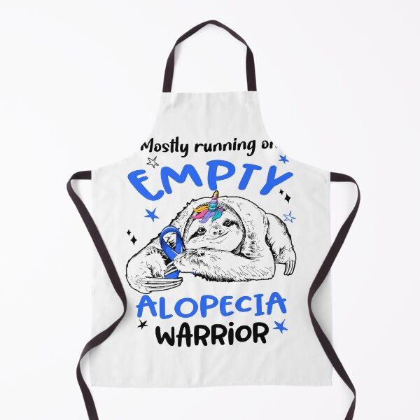 Item preview, Mostly running on Empty Alopecia Warrior designed and sold by ElizabethS809.