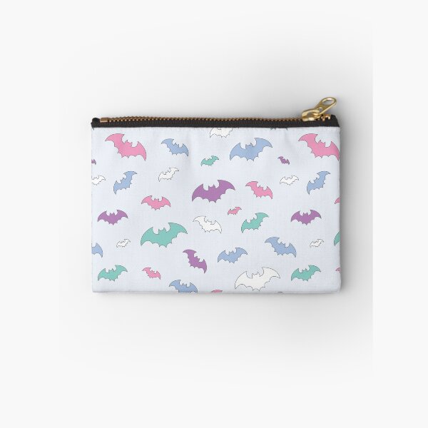 Item preview, Halloween Bats in Pastel Colors on Blue designed and sold by VintageStyle.