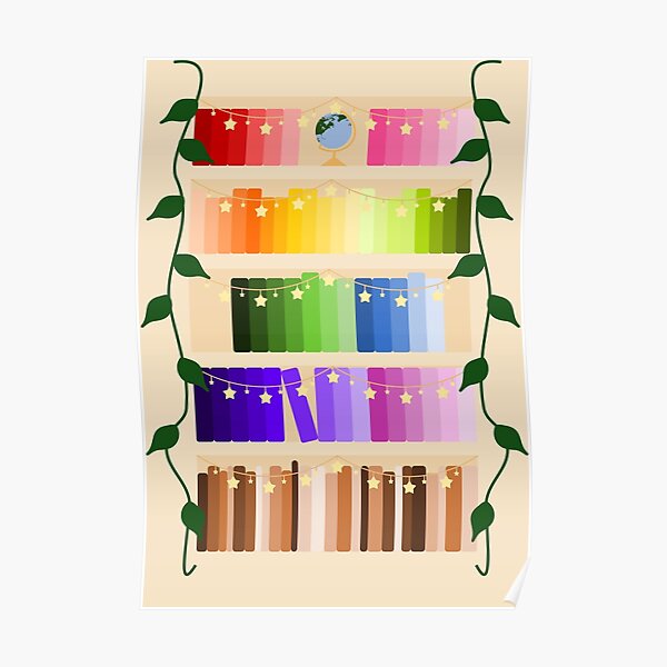 "light academia bookshelf" Poster for Sale by y2krevival Redbubble