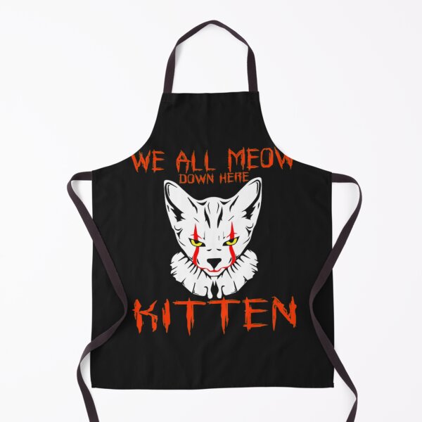 Item preview, We All Meow Down Here Clown Cat Kitten Tee designed and sold by StarcyWol.