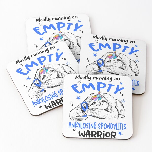 Item preview, Mostly running on Empty Ankylosing Spondylitis Warrior designed and sold by ElizabethS809.