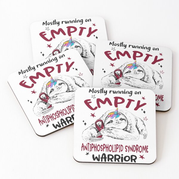 Item preview, Mostly running on Empty Antiphospholipid Syndrome Warrior designed and sold by ElizabethS809.