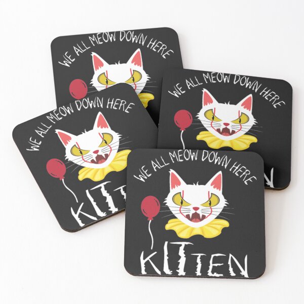 Item preview,  Halloween We All Meow Down Here Cat Kitten designed and sold by StarcyWol.