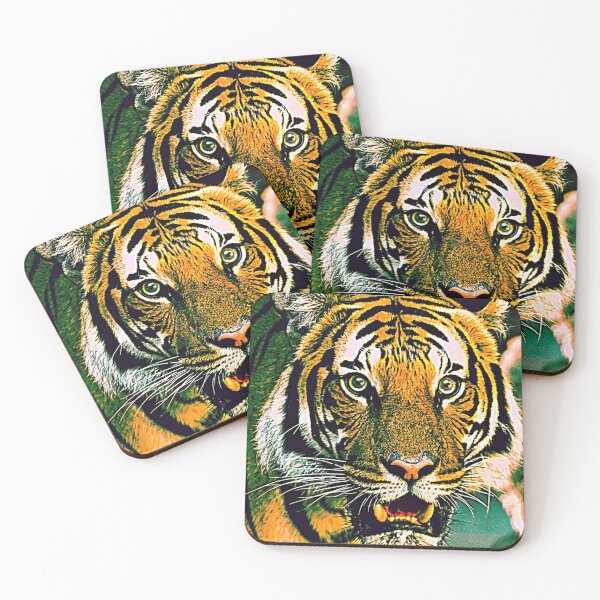Item preview, black and yellow tiger designed and sold by hamriexport.