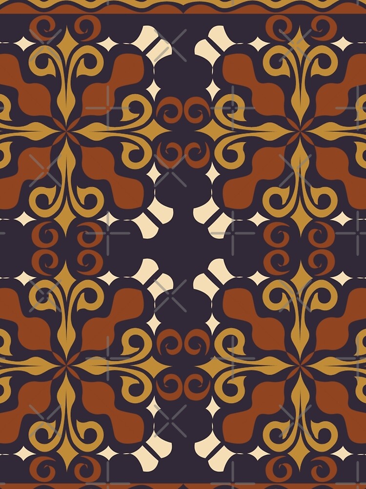 Retro Brown Pattern 2 by Gypsykiss