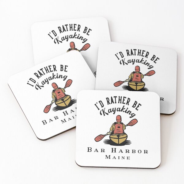 Item preview, Id rather be kayaking bar harbor maine designed and sold by JosephTHooper.