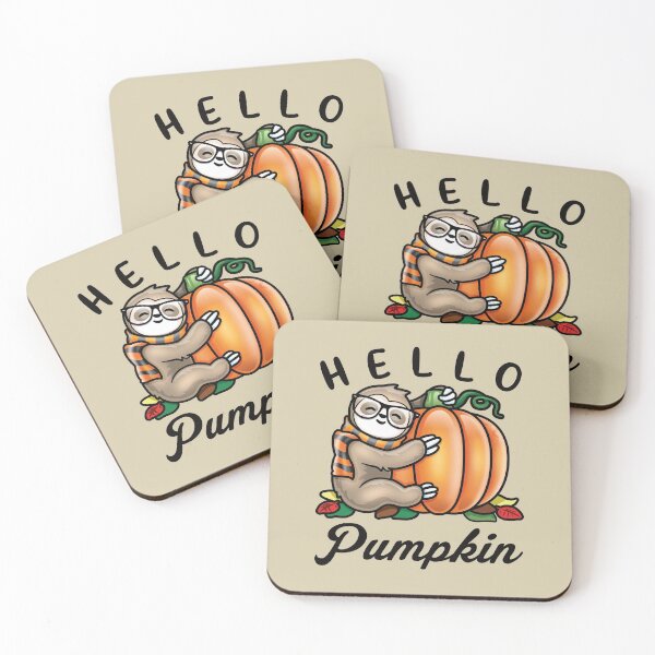 Item preview, Hello Pumpkin - Cute Fall Sloth designed and sold by pablomendoza.