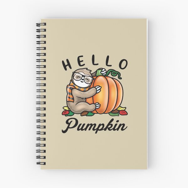 Item preview, Hello Pumpkin - Cute Fall Sloth designed and sold by pablomendoza.