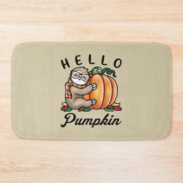 Item preview, Hello Pumpkin - Cute Fall Sloth designed and sold by pablomendoza.