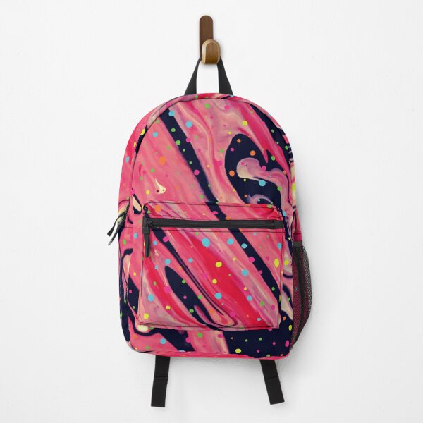 Item preview, Artsy Pink Vivid Retro Marbling with Sparkles designed and sold by DaughterofYah.