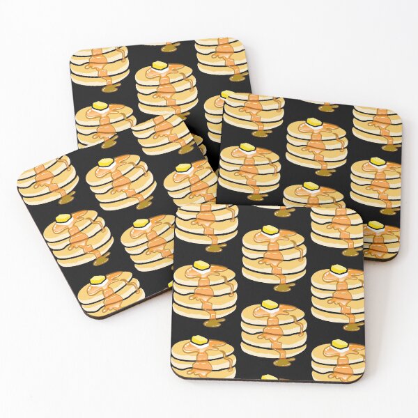 Item preview, Pancakes on black background designed and sold by pablomendoza.