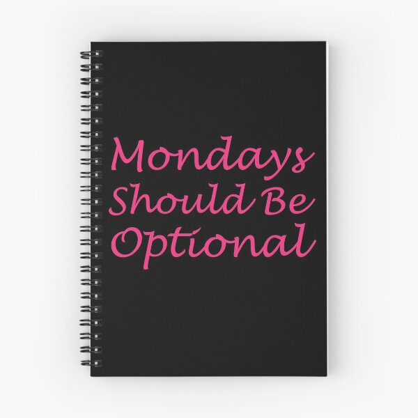 Item preview, Mondays should be optional, Funny, Funny quote gift, Teacher, Humor, Women's, men designed and sold by adjamine.