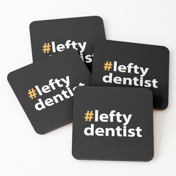 Item preview, Left handed day with Lefty Dentist White Text Base designed and sold by Babadollcraft.