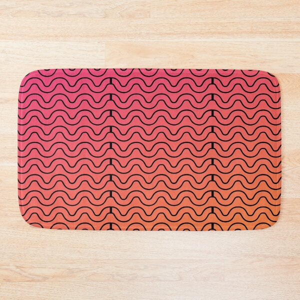 Item preview, Sheek Ombre Sunset Black Waves Geometric  designed and sold by DaughterofYah.