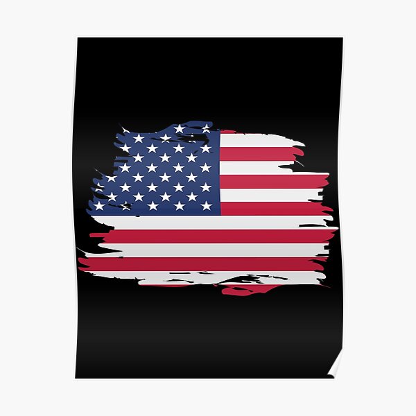 The American Flag  Poster