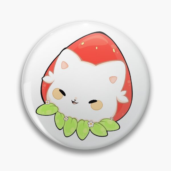 Item preview, Strawberry-Cat! (Non-Edible!) designed and sold by Moka-Space.
