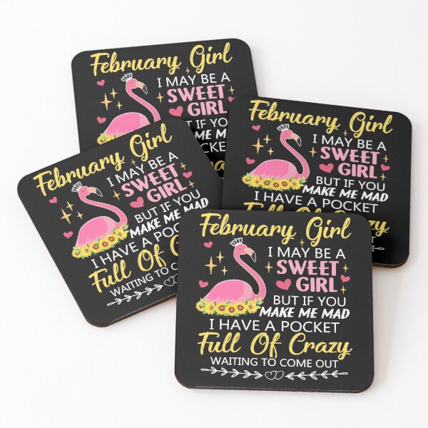 Artikelvorschau, Februar Mädchen Flamingo süßes Mädchen Geburtstagsgeschenk entworfen und verkauft von brandyzalesart.