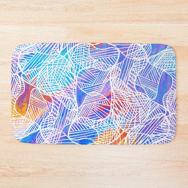 Item preview, Organic Curvy Forms with Textured Colorful Background designed and sold by DaughterofYah.