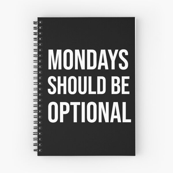Item preview, Mondays should be optional, Funny, Funny quote gift, Teacher, Humor, Women's, men designed and sold by adjamine.