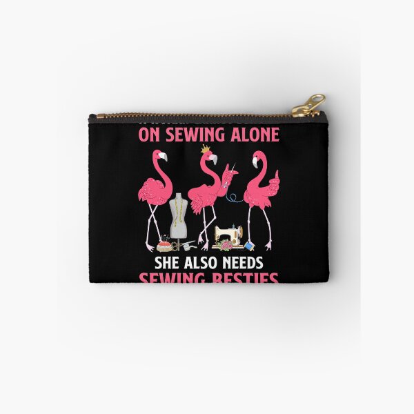 Item preview, A Woman Cannot Survive On Sewing Alone Sewing Besties designed and sold by brandyzalesart.