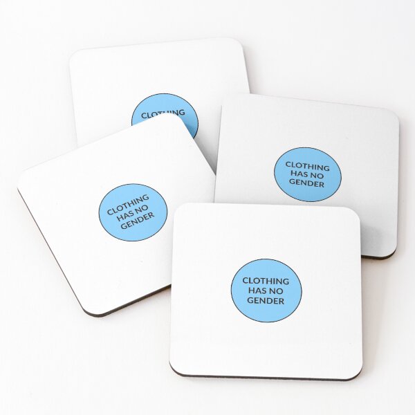 Item preview, CLOTHING HAS NO GENDER blue - feminist parents designed and sold by Inspirationmotivation.
