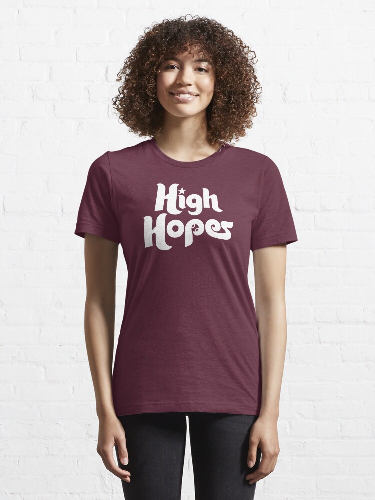 High Hopes T-Shirt | Philadelphia Baseball | Phillies Inspired | phillygoat Heather Dust / M