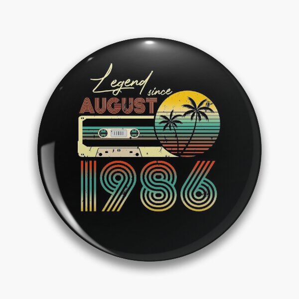 Item preview, Legend Since August 1986 Vintage Men Women Gift designed and sold by brandyzalesart.