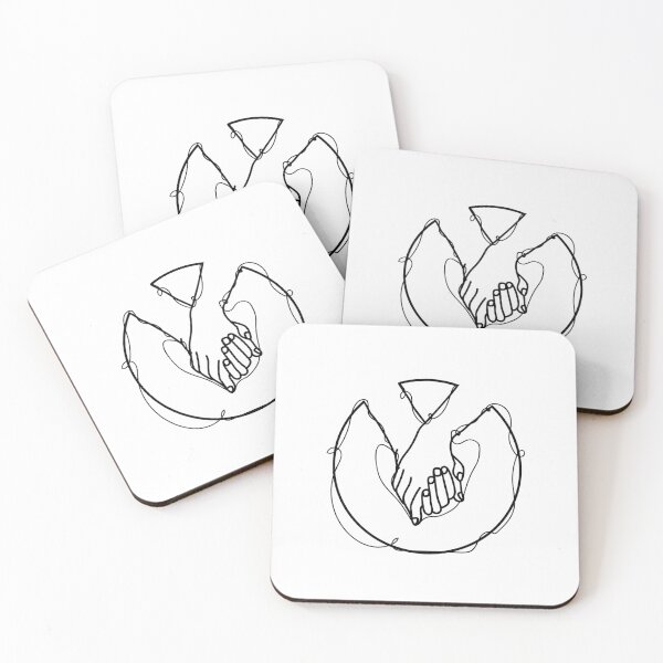 Item preview, Hand Line Romantic Hand Gestures designed and sold by thenewall.