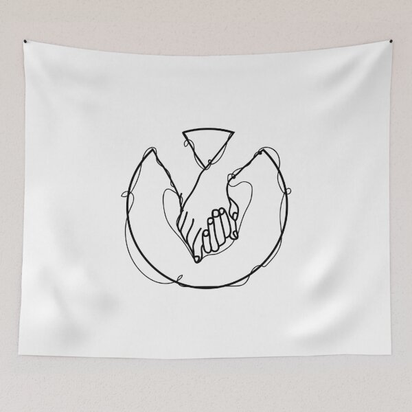 Item preview, Hand Line Romantic Hand Gestures designed and sold by thenewall.