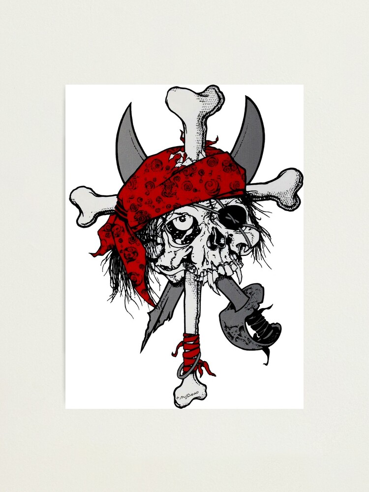 Zorlac Pushead Pirate Skull