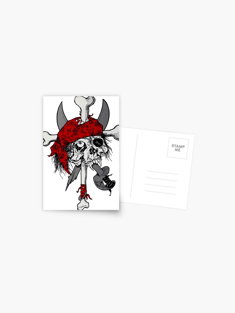 Zorlac Pushead Pirate Skull