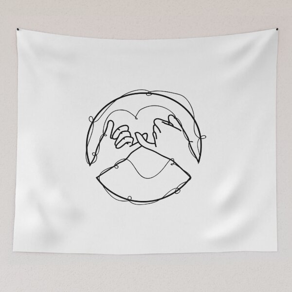 Item preview, Hand Line Romantic Hand Gestures designed and sold by thenewall.