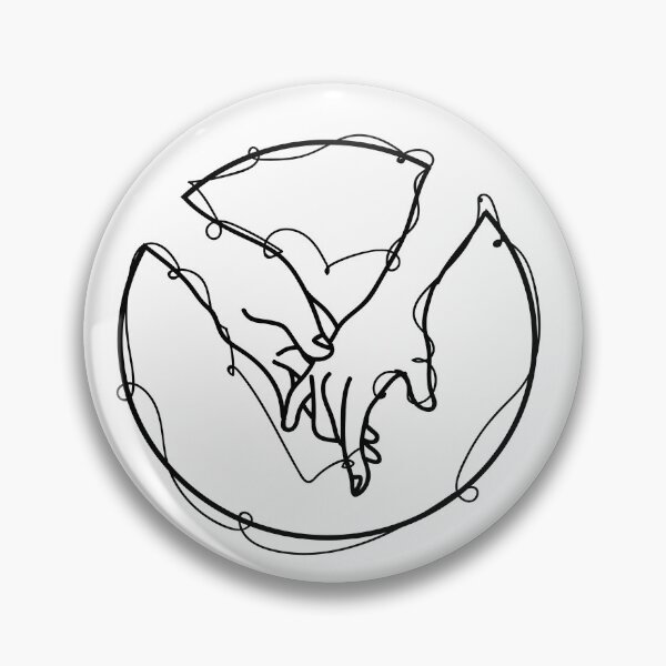 Item preview, Hand Line Romantic Hand Gestures designed and sold by thenewall.