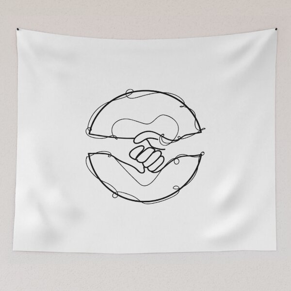 Item preview, Hand Line Romantic Hand Gestures designed and sold by thenewall.