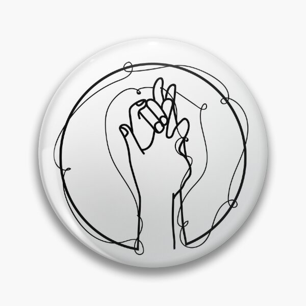Item preview, Hand Line Romantic Hand Gestures designed and sold by thenewall.