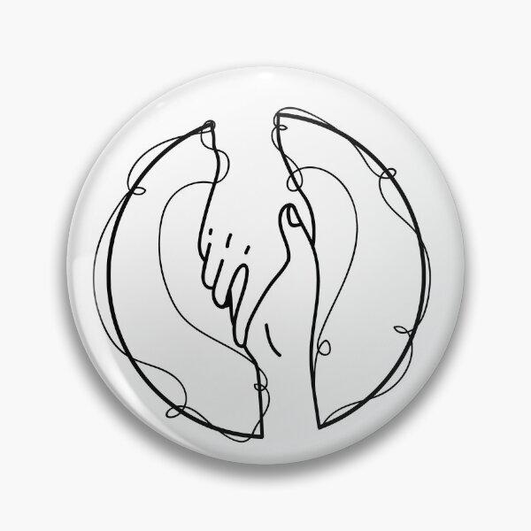 Item preview, Hand Line Romantic Hand Gestures designed and sold by thenewall.