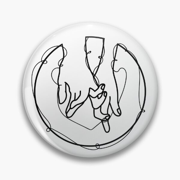 Item preview, Hand Line Romantic Hand Gestures designed and sold by thenewall.