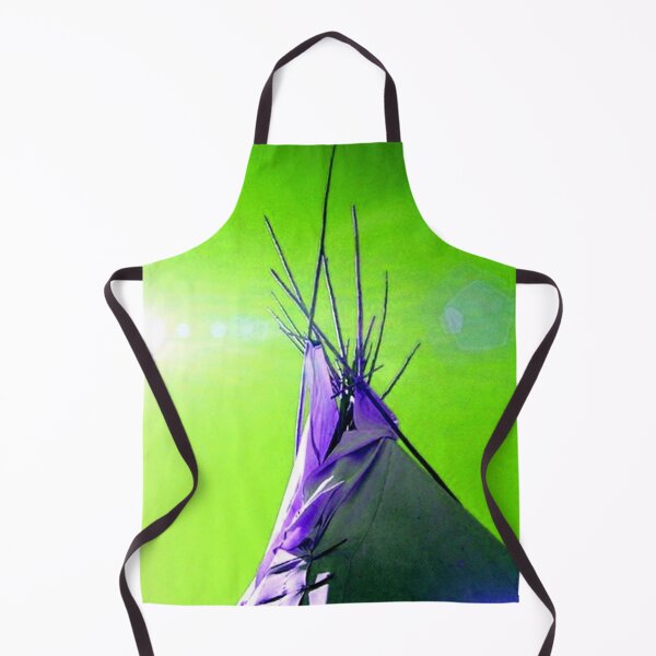 Item preview, Green Sky Neon Tipi designed and sold by KR Art Studio.
