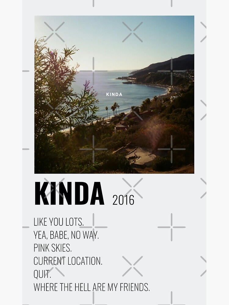 "LANY KINDA EP " Poster by soymilkclub | Redbubble