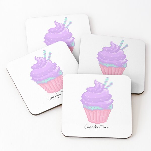 Artikelvorschau, Süßer Pixel Cupcake Ube entworfen und verkauft von sanashibata.