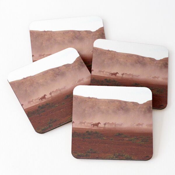 Item preview, Horses Running in North Dakota designed and sold by KR Art Studio.