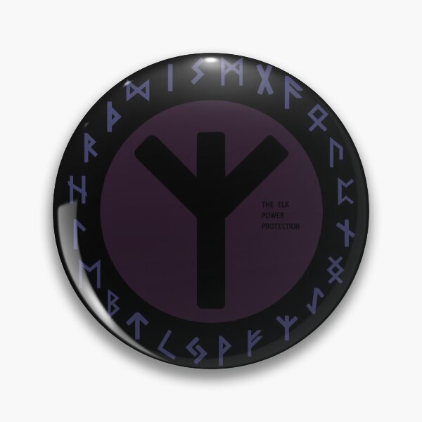 Item preview, Purple Elhaz Futhark Rune Symbol designed and sold by Depic Spirit.