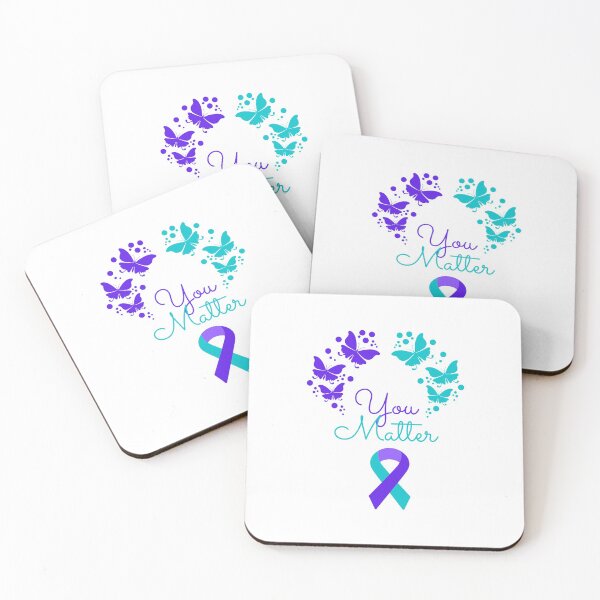 Item preview, Suicide Awareness Ribbon You Matter designed and sold by healthybrains.