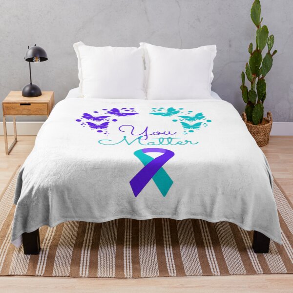 Item preview, Suicide Awareness Ribbon You Matter designed and sold by healthybrains.