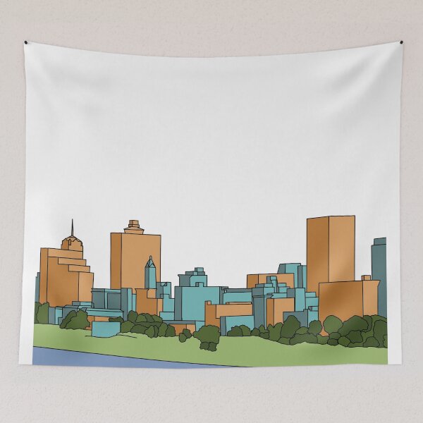 Item preview, Memphis Skyline designed and sold by abipinn.
