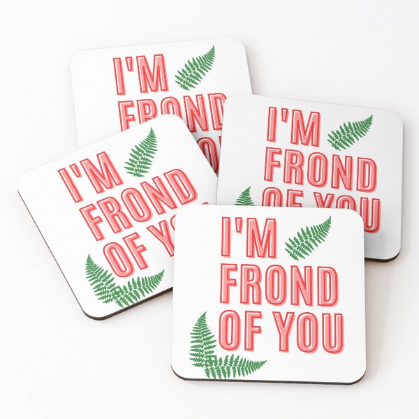 Item preview, I'm Frond Of You - Romantic Quotes designed and sold by josagallery.