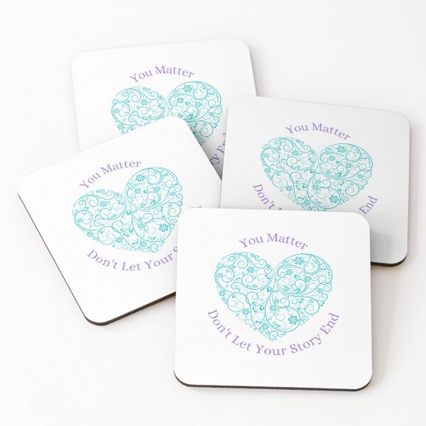 Item preview, You Matter Heart, Don't Let Your Story End designed and sold by healthybrains.