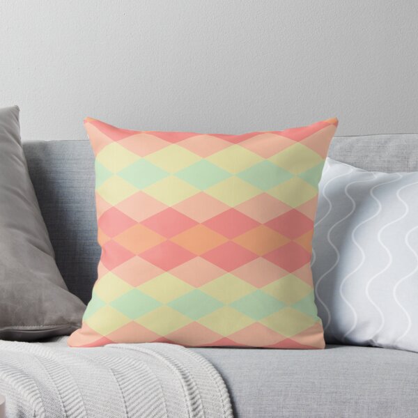 Item preview, Diamond Green Orange Mixed Geometric Pattern designed and sold by DAFIN.